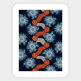 Aboriginal Art - The Journey Sticker